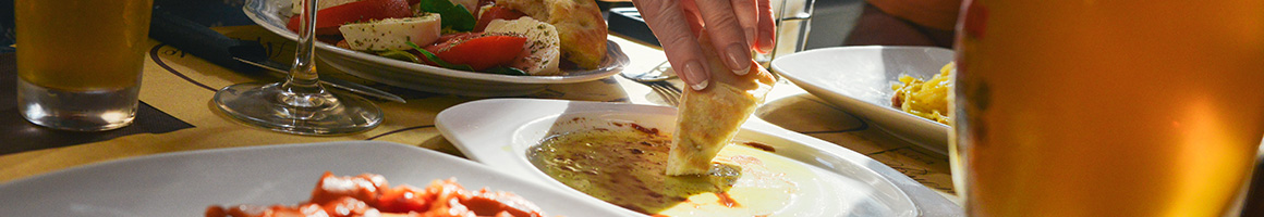 Eating Deli at Santa Barbara Deli restaurant in New York, NY.
